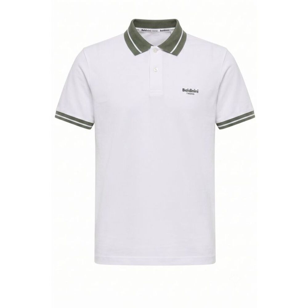 Baldinini Trend White Cotton Men Men's Polo-Shirt